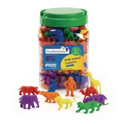 Excellerations® Math Manipulatives - 4 Different Sets, 444 Pieces Total