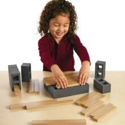 Excellerations® Mini Blocks and Planks Tabletop Building Set - 40 pieces