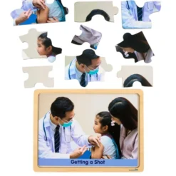 Excellerations® My First Doctor Visit - Set of 9 Wooden Puzzles