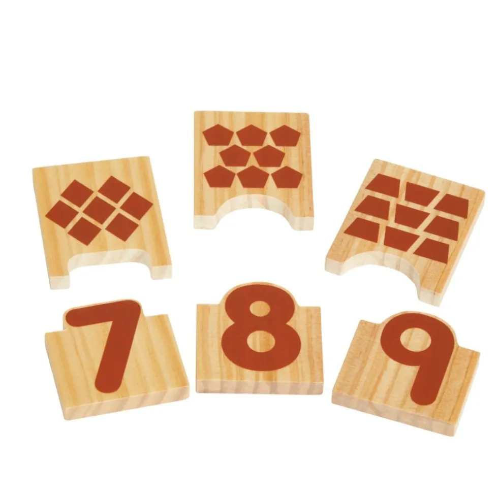 Excellerations® Number Puzzle Blocks - Natural