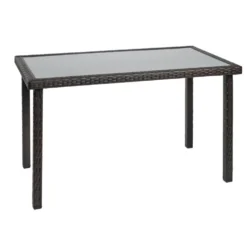 Excellerations® Outdoor Wicker Set - Table & 4 Chairs 26