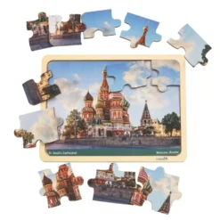 Excellerations® Photo-Real World Heritage Sites Puzzles and Posters - Set of 9 Each