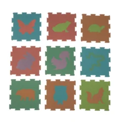 Excellerations® Play Mat: Woodland Animals - Set of 9