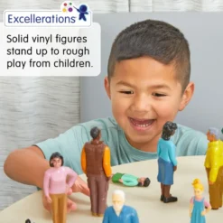 Excellerations® Pretend Play Figures - Extended African-American Family
