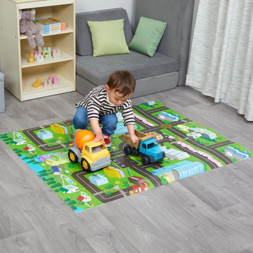 Excellerations® Printed Foam Floor Playmats, Set of 6