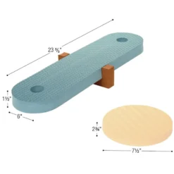 Excellerations® Soft Build n' Play™ Foam Sensory Belly Boards and Discs - set of 5
