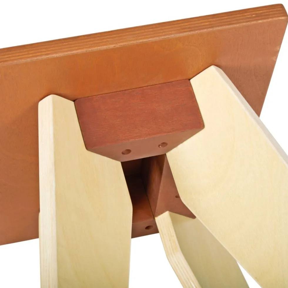 Excellerations® Sustainable Rubberwood Play Stools Set of 2