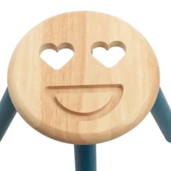 Excellerations® Sustainably Harvested Rubber Wood Emotions Stool - Love