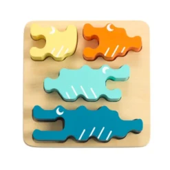 Excellerations® Sustainably Harvested Train and Crocodile Puzzles