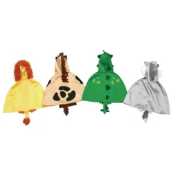 Excellerations® Toddler Animal Capes with Hoods Set of 4