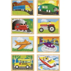 Excellerations® Transportation Puzzles - Set of 8