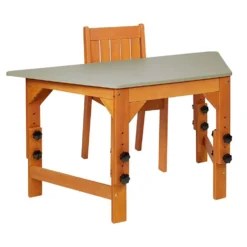 Excellerations® Trapezoid Desk with Chair - 18