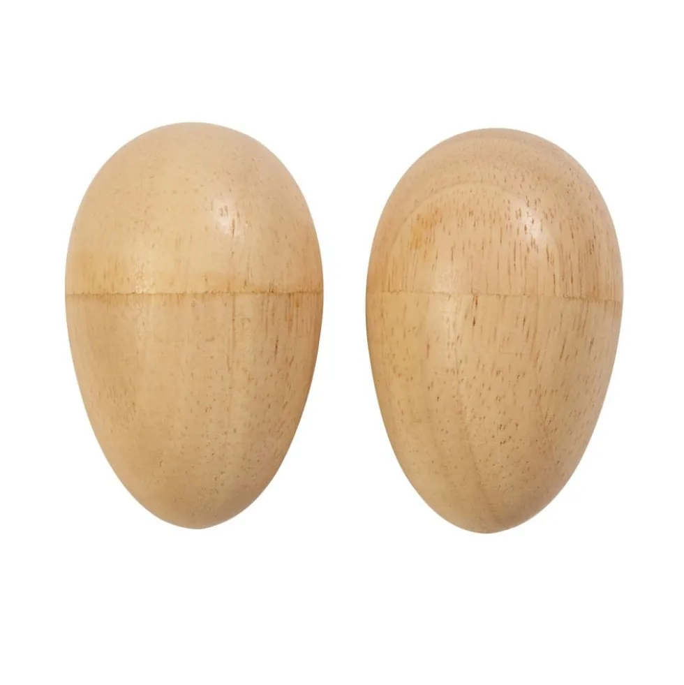 Excellerations® Wooden Egg Shakers - Set of 2