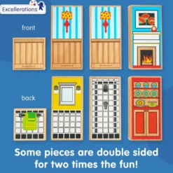 Excellerations® Wooden Play Furniture, 23 pcs.