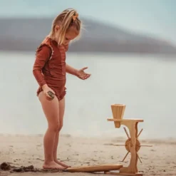 ExploreNook™ Wooden Sand & Water Wheel