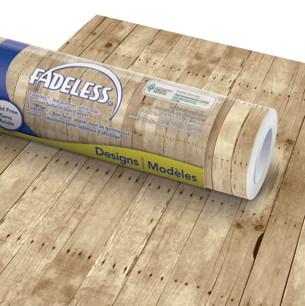 Fadeless® Design Paper Rolls - Weathered Wood