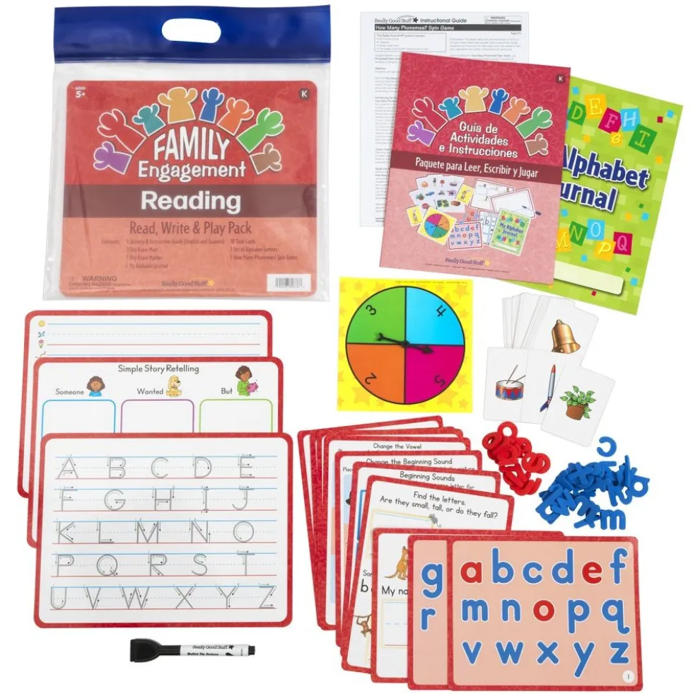 Family Engagement Reading - Read, Write and Play Pack - Kindergarten
