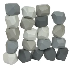 Grey Bioplastic Boulders - Set of 20