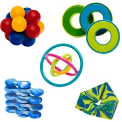 Hand Held Fidget Kit - Set of 5 Fidgets