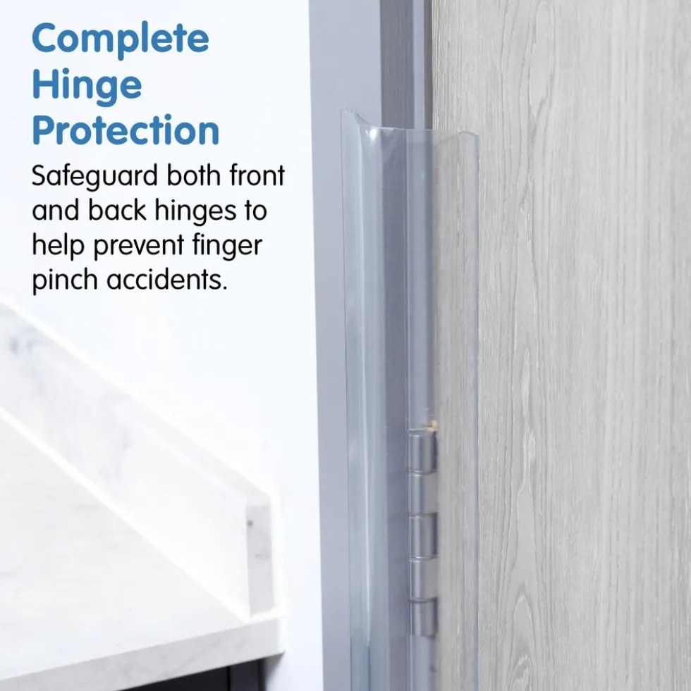 46"h Finger Shield Door Protection Pack - Clear, 1 set