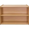 30" High Double-Sided Storage Unit - Maple/Maple, Assembled