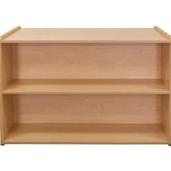 30" High Double-Sided Storage Unit - Maple/Maple, Assembled
