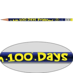 I Am 100 Days Brighter! Pencils - 12 pencils
