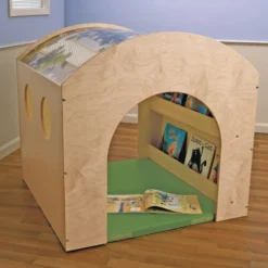 Indoor Nature Reading Nook with Floor Mat - Ready to Assemble