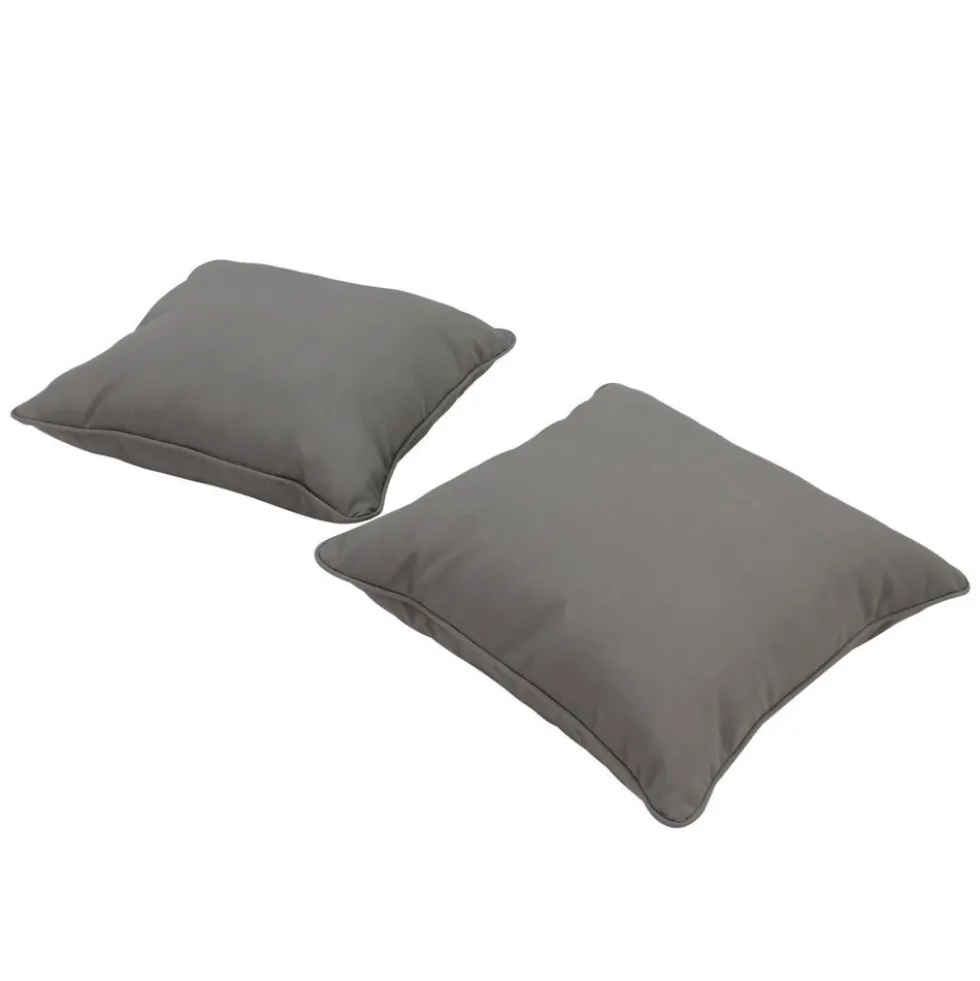 18" Indoor/Outdoor Pillows, 2 Pack - Grey