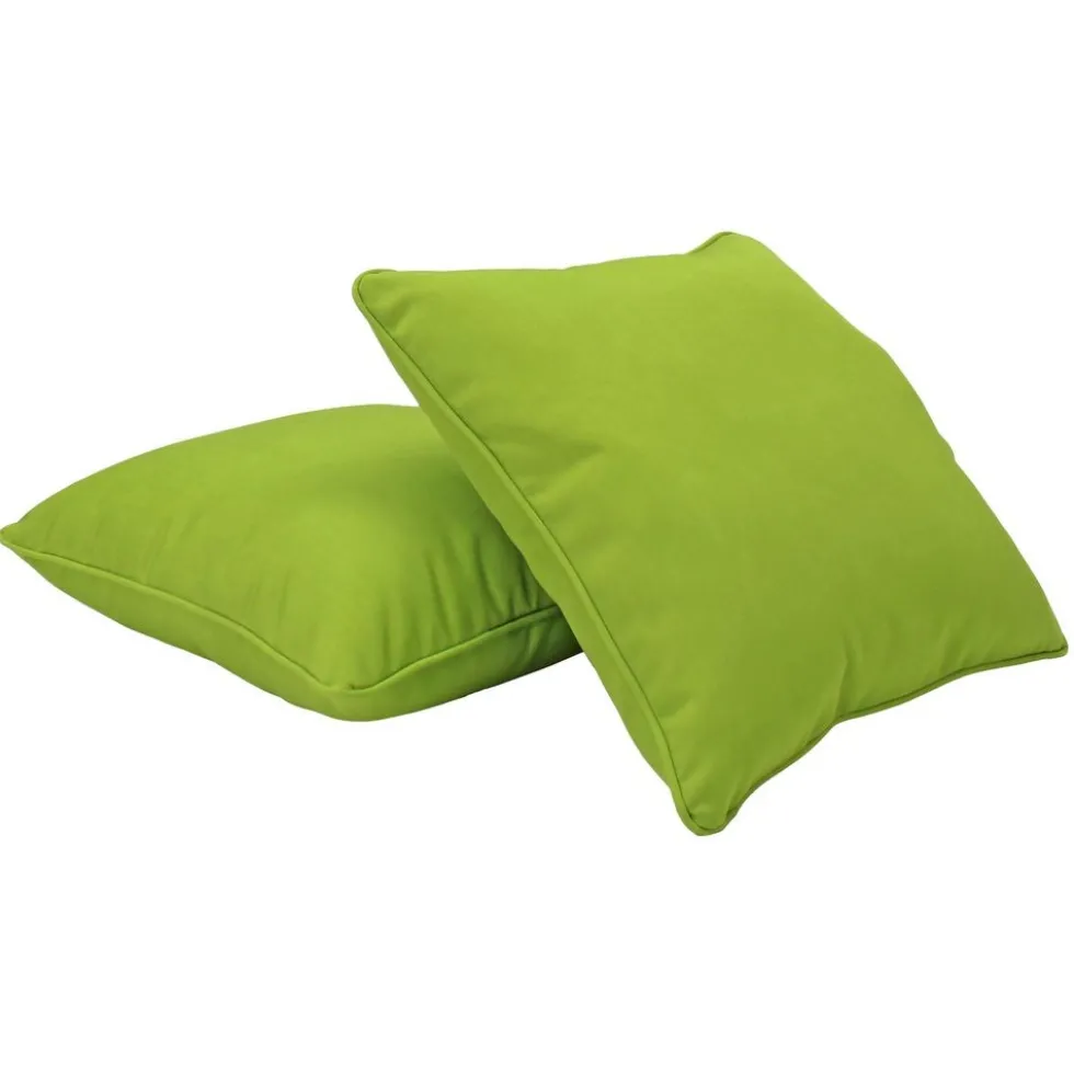 24" Indoor/Outdoor Pillows, 2 Pack - Lime Green