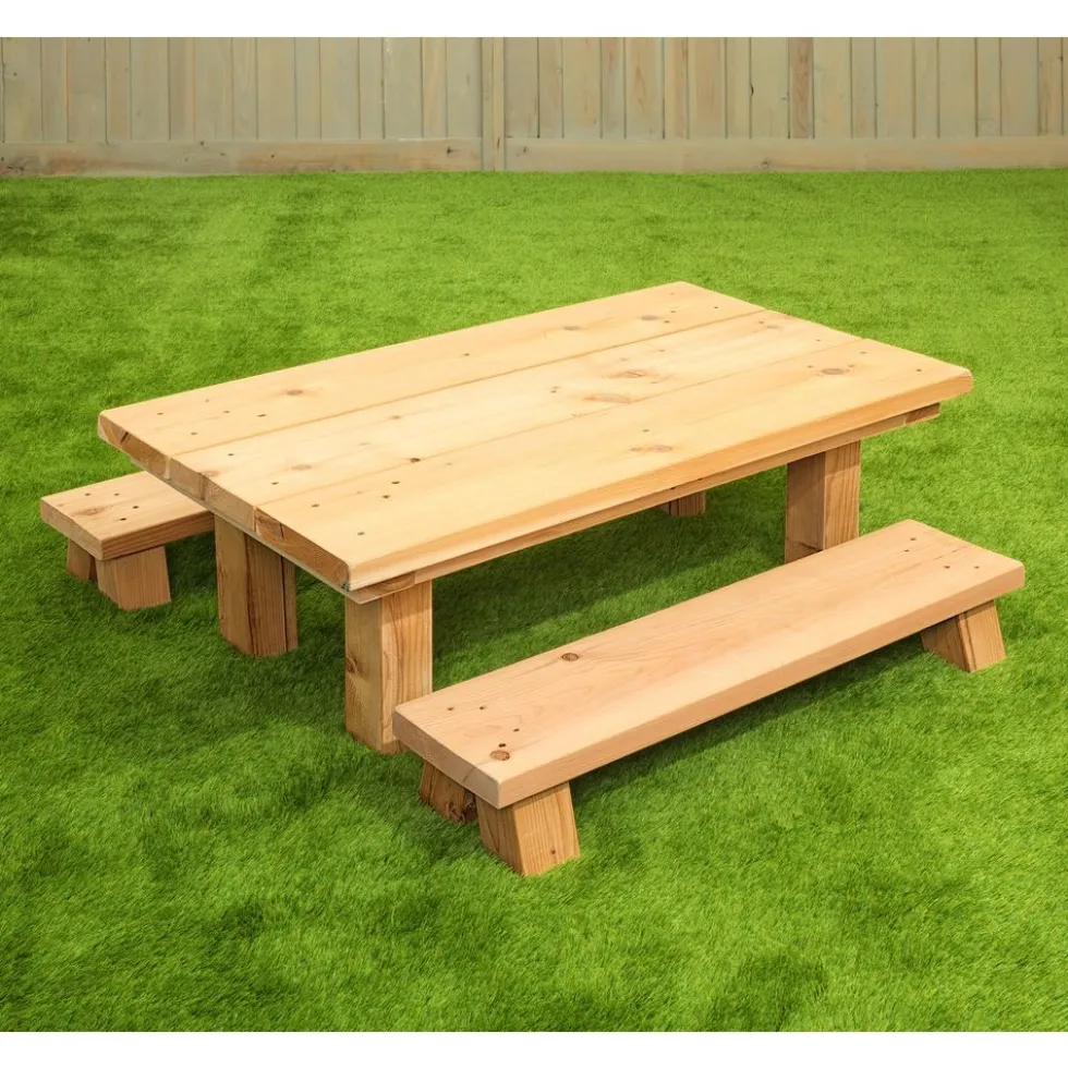 Infant Table and Benches - 5"H Seat & 14"H Table
