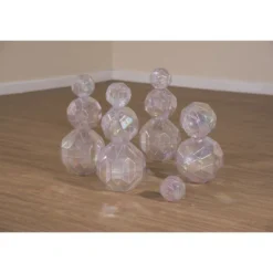 Iridescent Stacking Boulders Set of 12