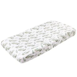 Knit Diaper Changing Pad Cover - Fern