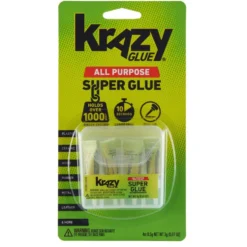 Krazy Glue All Purpose Super Glue Fine Tip Singles (1/2 g) 4 Count