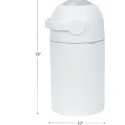 LA Baby MAGIC Odorless Diaper Pail - White