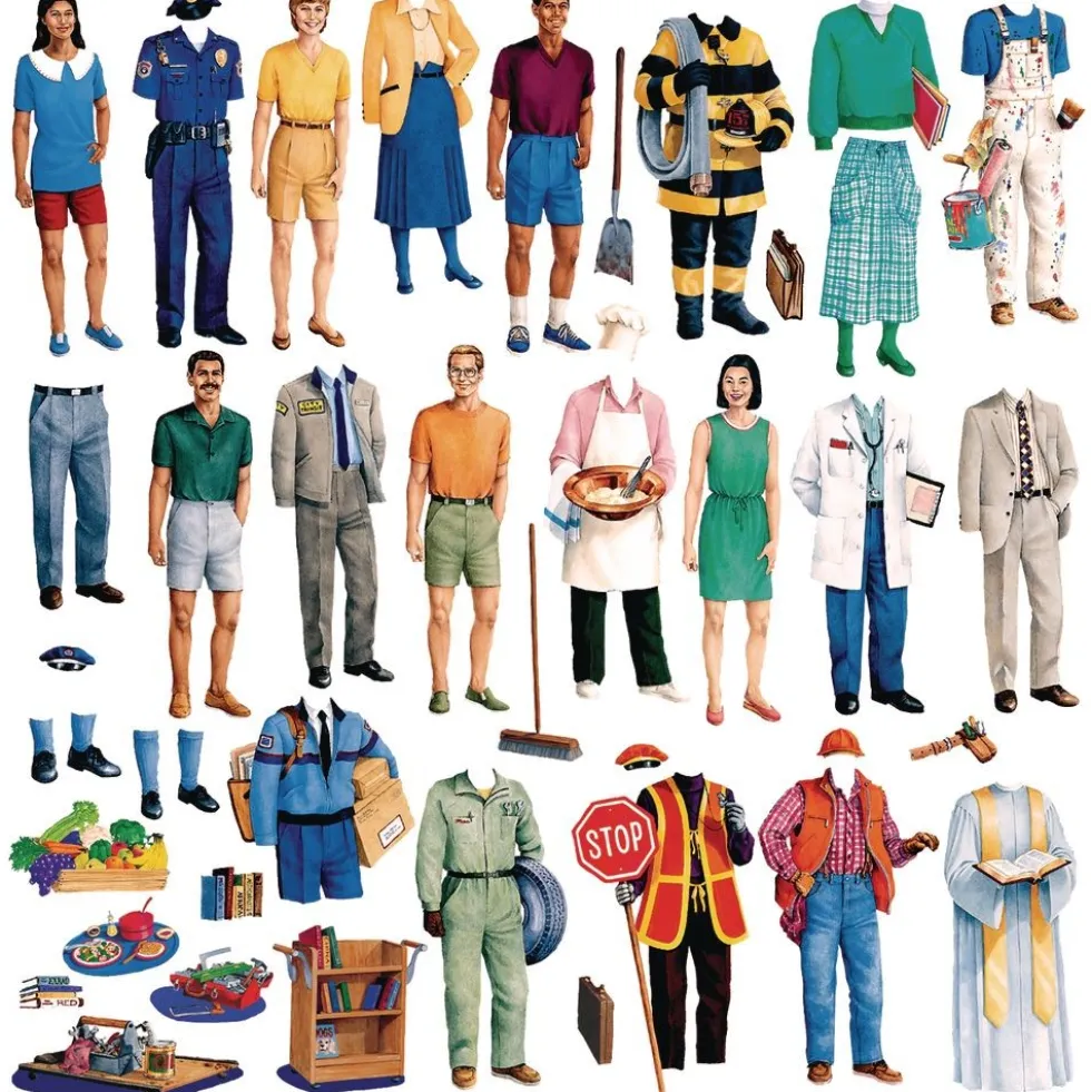 Large Community Helpers Felt Set