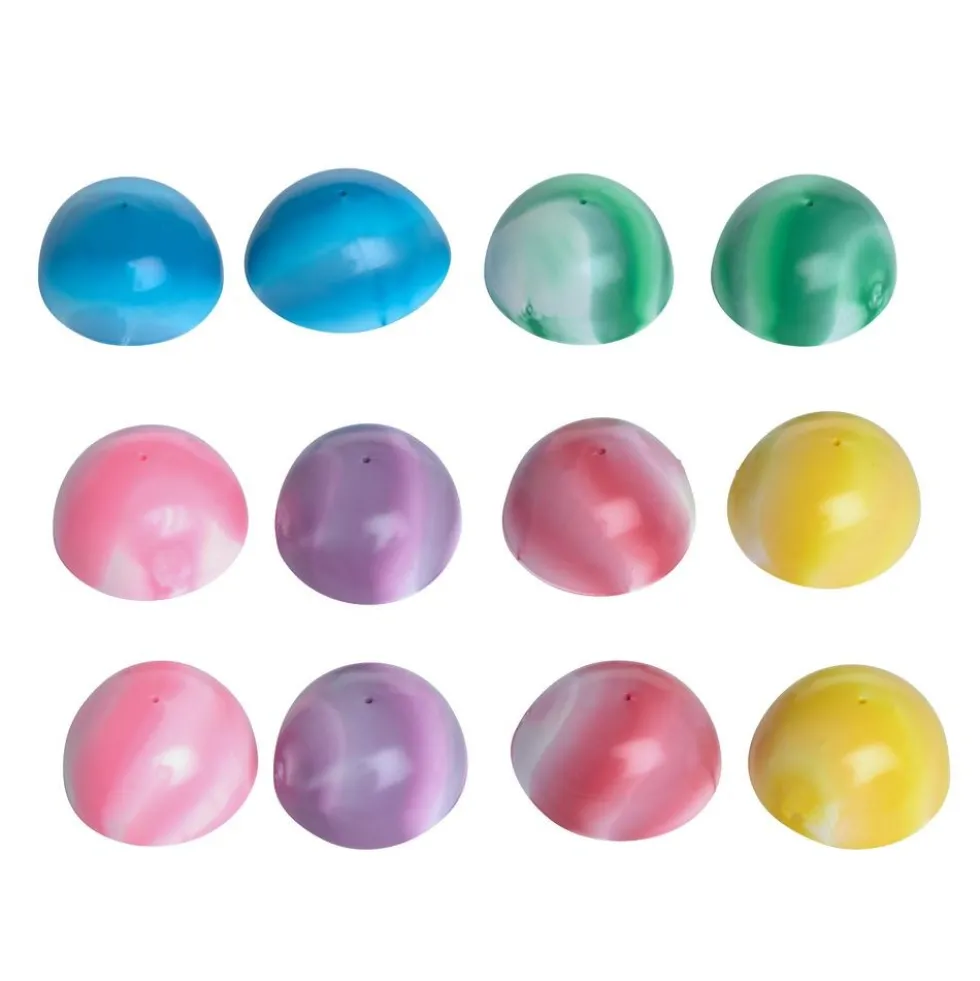Large Marbleized Poppers - 12 Pack