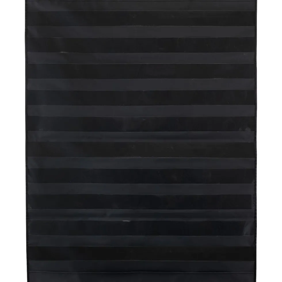 Large Rectangle Pocket Chart Black - 1 pocket chart