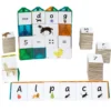 Letters, Numbers, & Animals Tile Toppers Kit - 120pcs