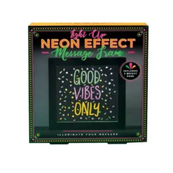 Light Up Neon Effect Message Frame