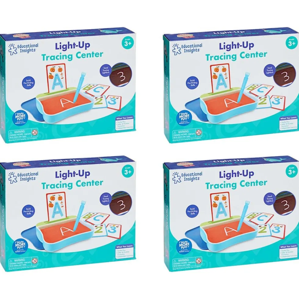 Light Up Tracing Center - Set of 4
