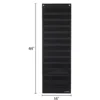 Long Rectangle Pocket Chart Black - 1 pocket chart