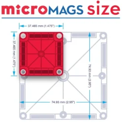 MAGNA-TILES® microMAGS Travel Set - 26 pieces