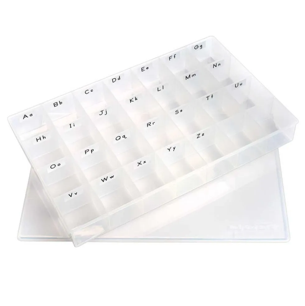 Magnetic Dry Erase Boards With Foam Letter Tiles - 6-Student Pack