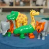 Magnetic Mix or Match Jungle Animals - 4-Piece Magnetic Animal Set