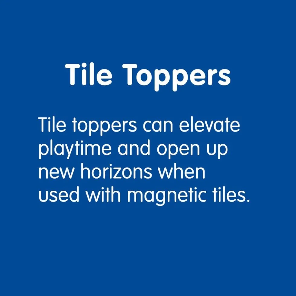 Magnetic Tile Toppers - Castle Pack - 40pcs