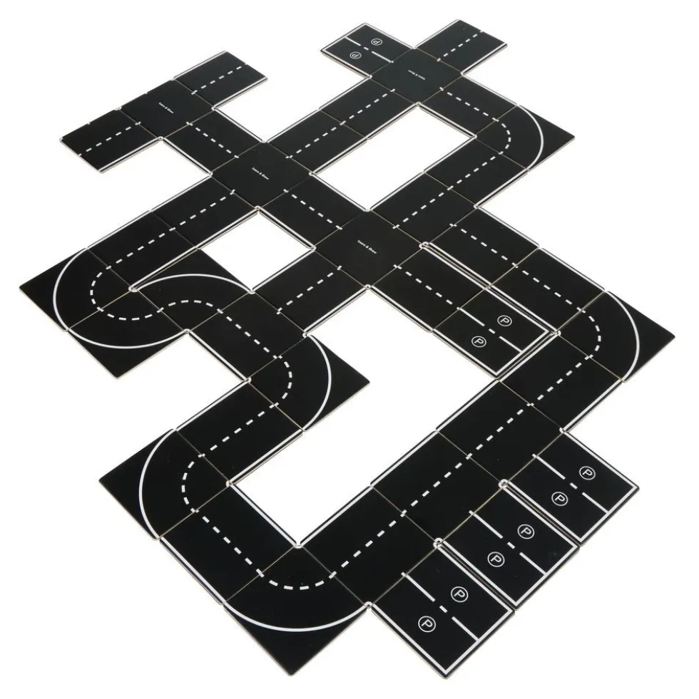 Magnetic Tile Toppers - Road Pack - 40pcs