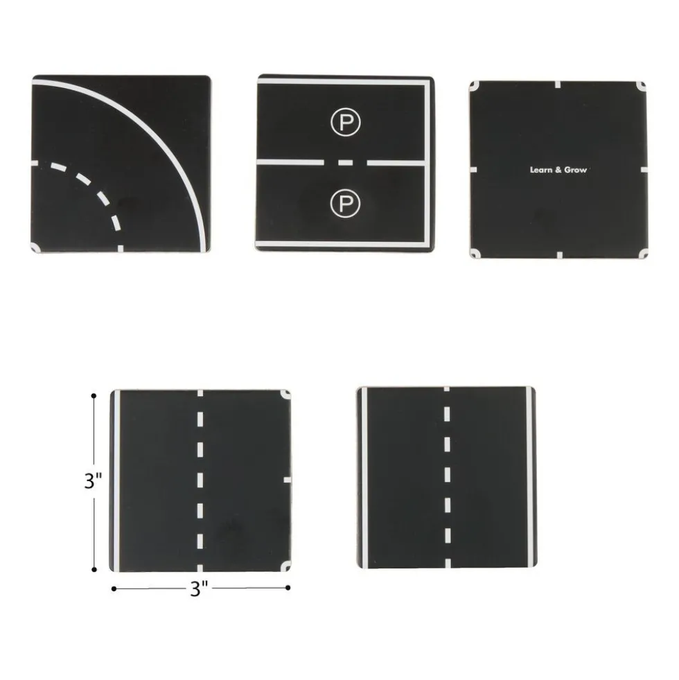 Magnetic Tile Toppers - Road Pack - 40pcs