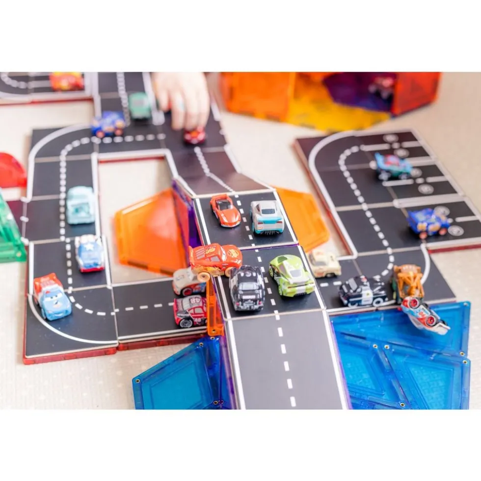 Magnetic Tile Toppers - Road Pack - 40pcs