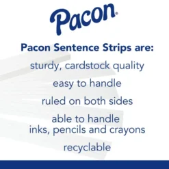 Manila Double-Sided Sentence Strips - 100 Strips